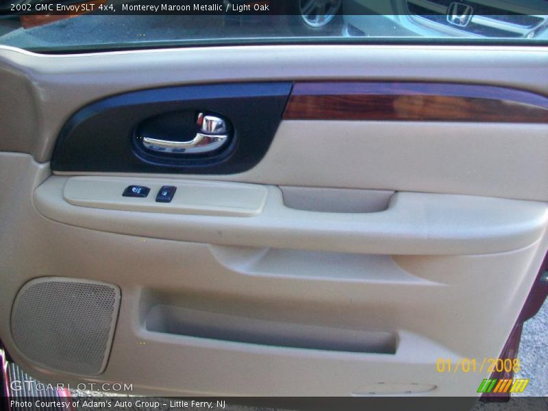 Monterey Maroon Metallic / Light Oak 2002 GMC Envoy SLT 4x4