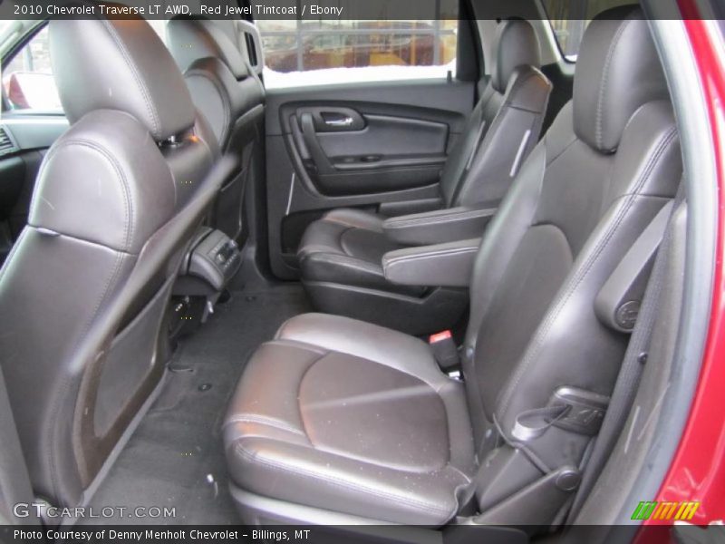 Red Jewel Tintcoat / Ebony 2010 Chevrolet Traverse LT AWD