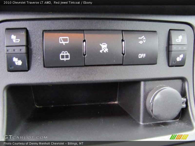 Red Jewel Tintcoat / Ebony 2010 Chevrolet Traverse LT AWD