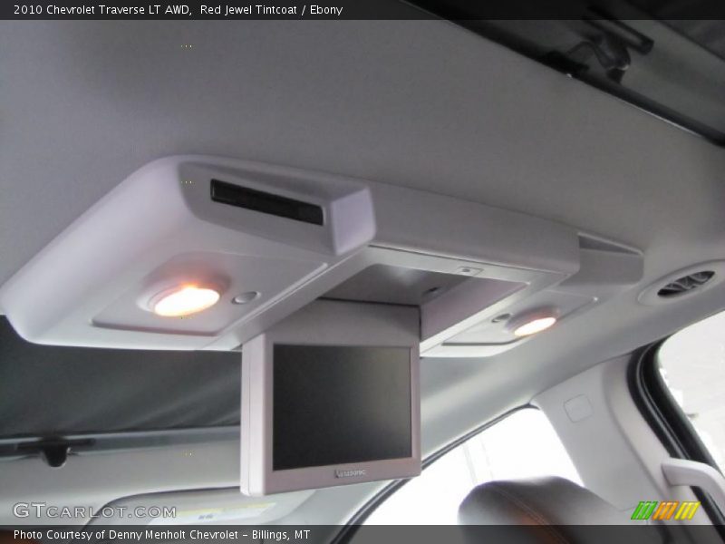 Red Jewel Tintcoat / Ebony 2010 Chevrolet Traverse LT AWD