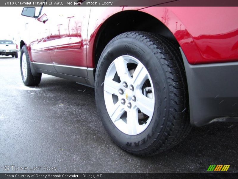Red Jewel Tintcoat / Ebony 2010 Chevrolet Traverse LT AWD