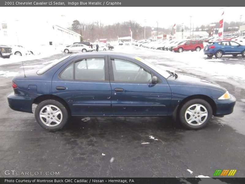 Indigo Blue Metallic / Graphite 2001 Chevrolet Cavalier LS Sedan