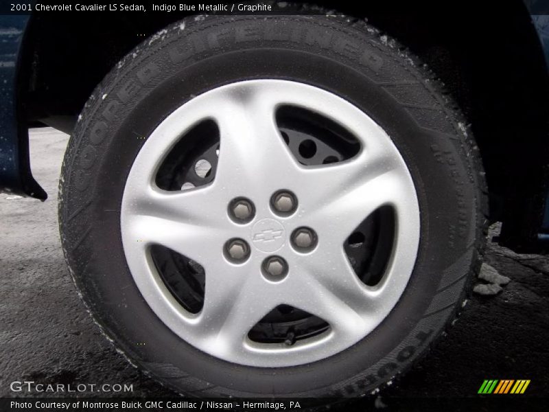 Indigo Blue Metallic / Graphite 2001 Chevrolet Cavalier LS Sedan