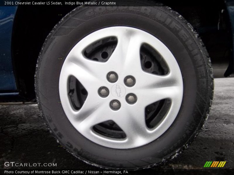 Indigo Blue Metallic / Graphite 2001 Chevrolet Cavalier LS Sedan