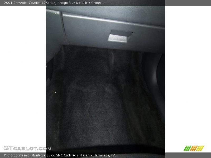 Indigo Blue Metallic / Graphite 2001 Chevrolet Cavalier LS Sedan