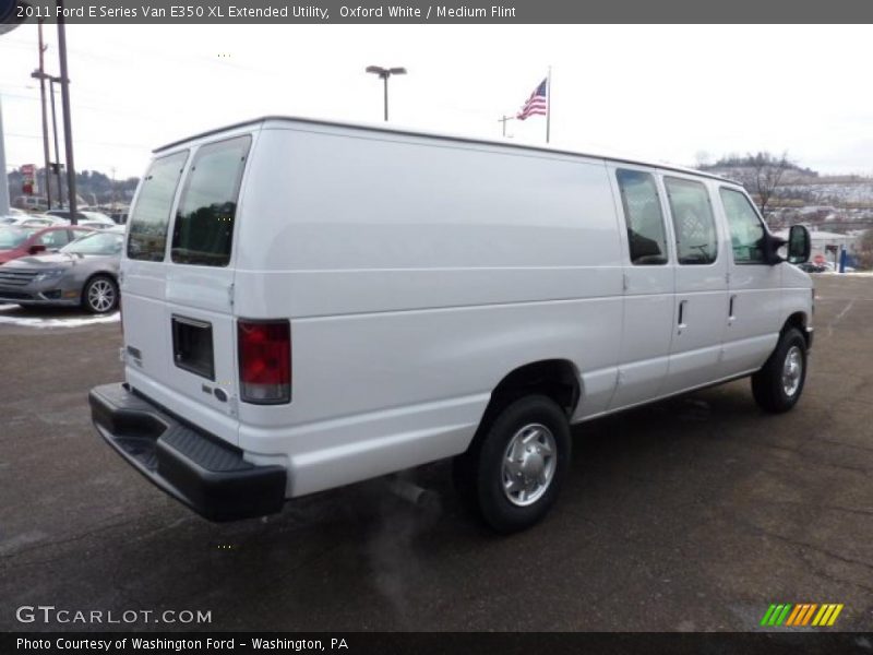 Oxford White / Medium Flint 2011 Ford E Series Van E350 XL Extended Utility