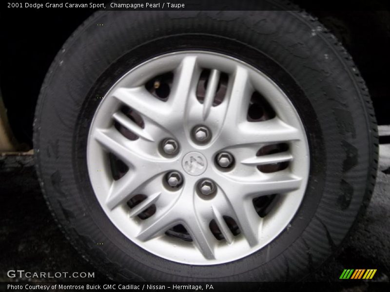 Champagne Pearl / Taupe 2001 Dodge Grand Caravan Sport