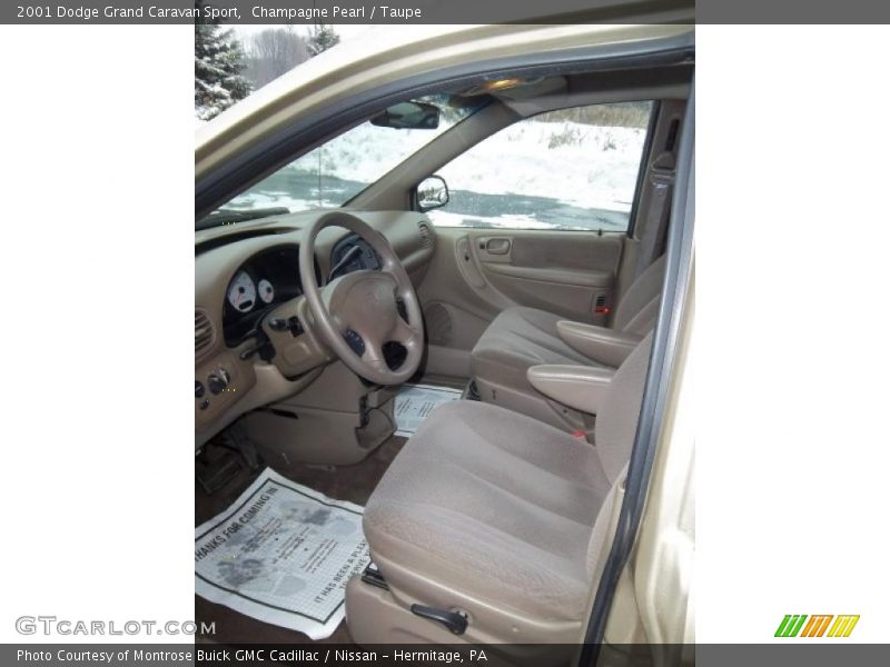 Champagne Pearl / Taupe 2001 Dodge Grand Caravan Sport
