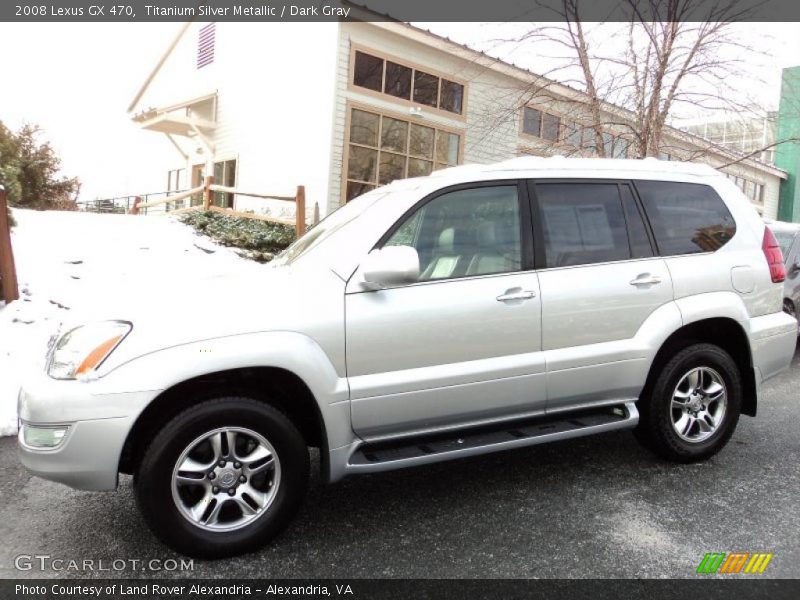 Titanium Silver Metallic / Dark Gray 2008 Lexus GX 470