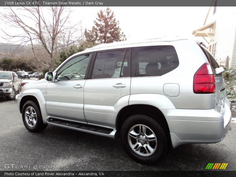 Titanium Silver Metallic / Dark Gray 2008 Lexus GX 470