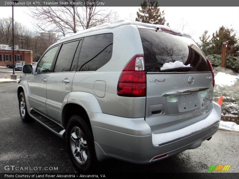 Titanium Silver Metallic / Dark Gray 2008 Lexus GX 470