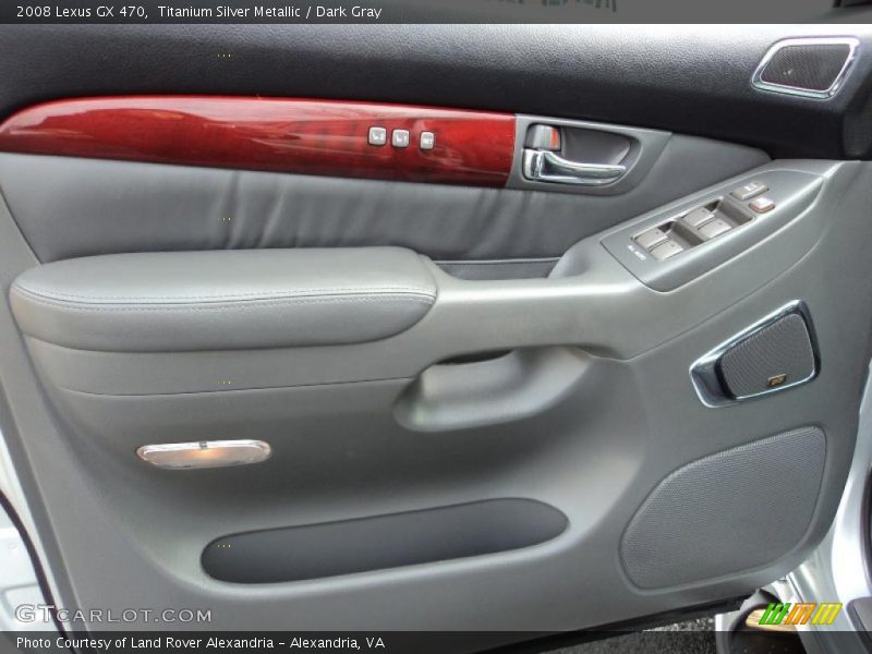 Titanium Silver Metallic / Dark Gray 2008 Lexus GX 470