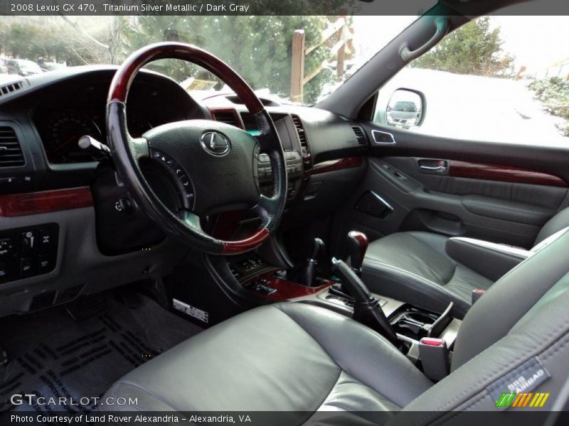 Titanium Silver Metallic / Dark Gray 2008 Lexus GX 470