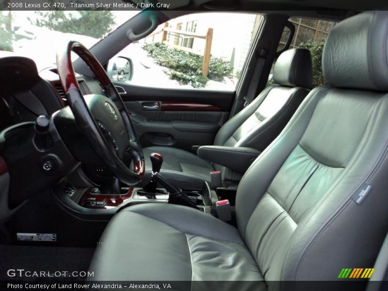 Titanium Silver Metallic / Dark Gray 2008 Lexus GX 470