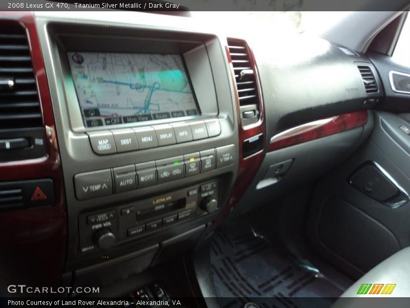 Titanium Silver Metallic / Dark Gray 2008 Lexus GX 470