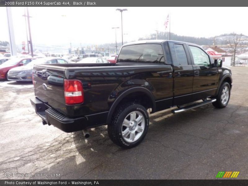 Black / Black 2008 Ford F150 FX4 SuperCab 4x4