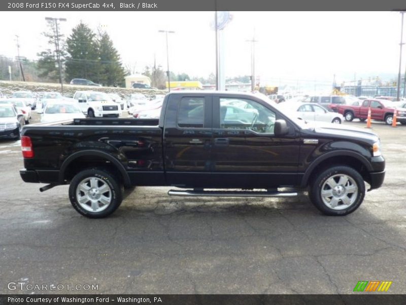 Black / Black 2008 Ford F150 FX4 SuperCab 4x4