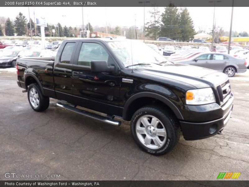 Black / Black 2008 Ford F150 FX4 SuperCab 4x4
