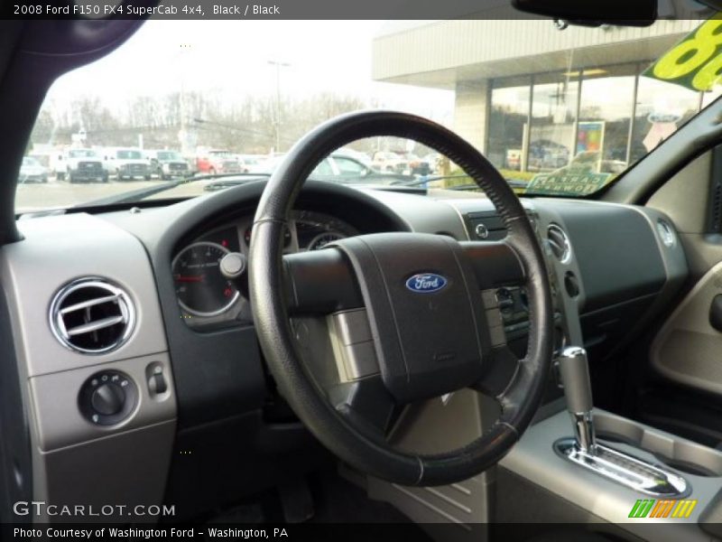 Black / Black 2008 Ford F150 FX4 SuperCab 4x4
