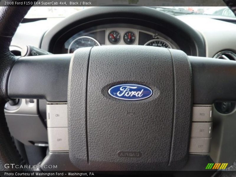 Black / Black 2008 Ford F150 FX4 SuperCab 4x4