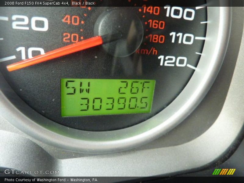 Black / Black 2008 Ford F150 FX4 SuperCab 4x4