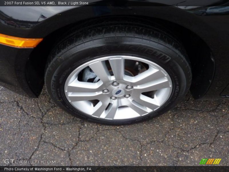 Black / Light Stone 2007 Ford Fusion SEL V6 AWD