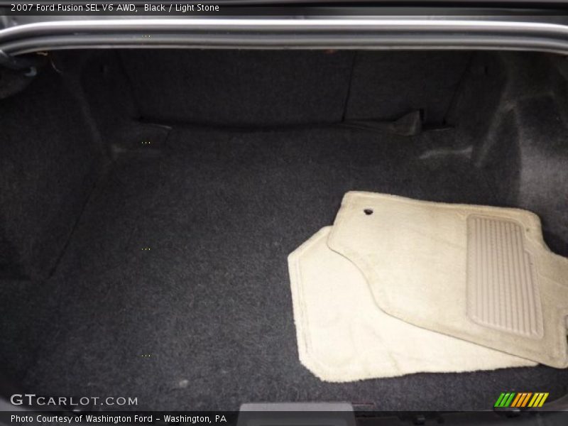 Black / Light Stone 2007 Ford Fusion SEL V6 AWD