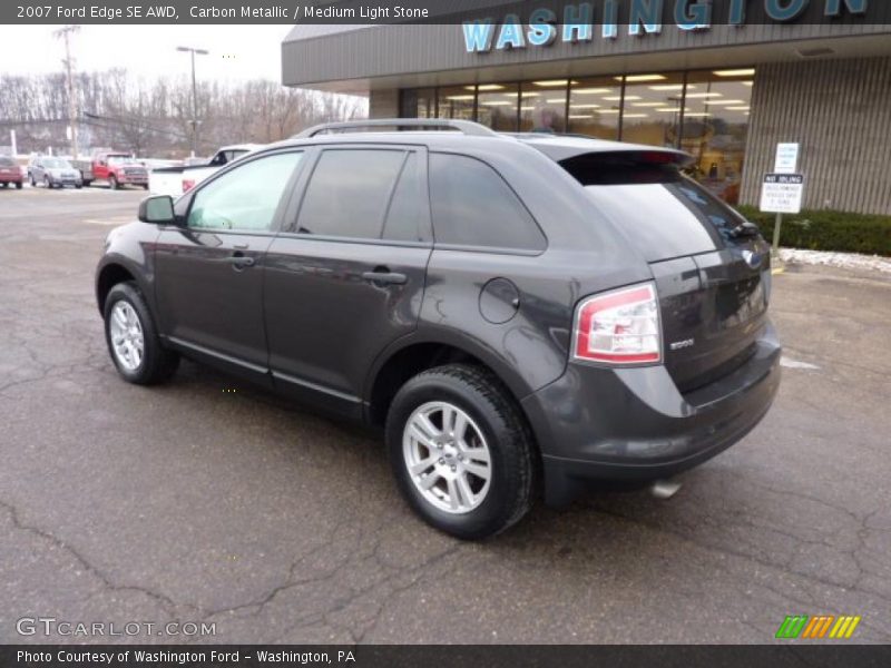 Carbon Metallic / Medium Light Stone 2007 Ford Edge SE AWD