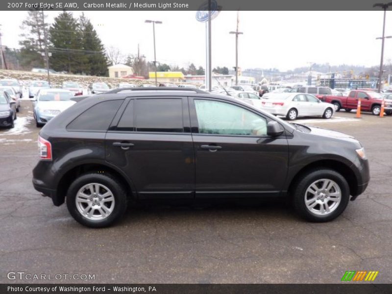 Carbon Metallic / Medium Light Stone 2007 Ford Edge SE AWD