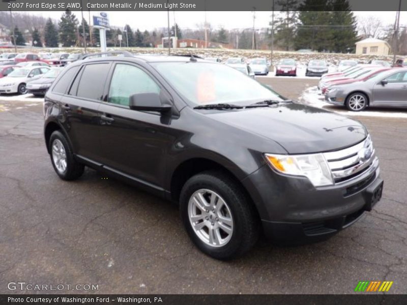 Carbon Metallic / Medium Light Stone 2007 Ford Edge SE AWD