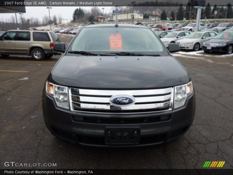 Carbon Metallic / Medium Light Stone 2007 Ford Edge SE AWD