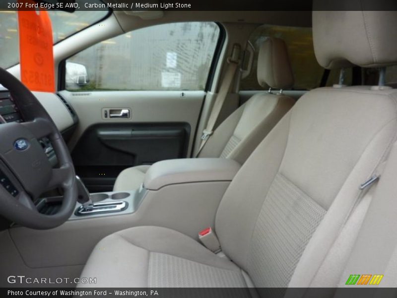 Carbon Metallic / Medium Light Stone 2007 Ford Edge SE AWD