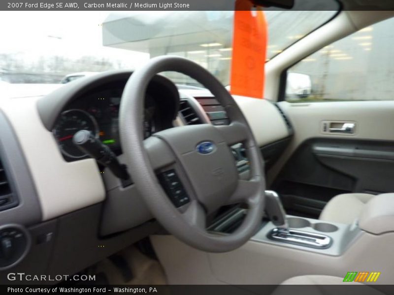 Carbon Metallic / Medium Light Stone 2007 Ford Edge SE AWD