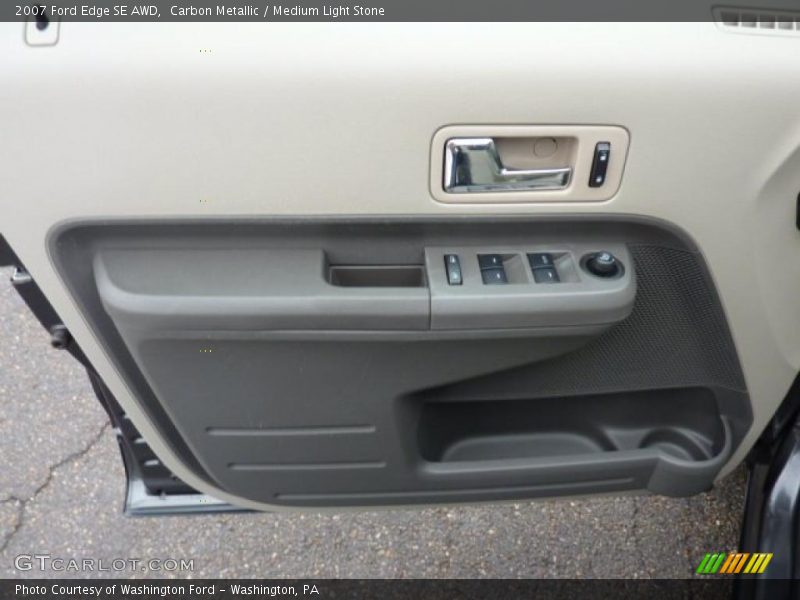 Carbon Metallic / Medium Light Stone 2007 Ford Edge SE AWD
