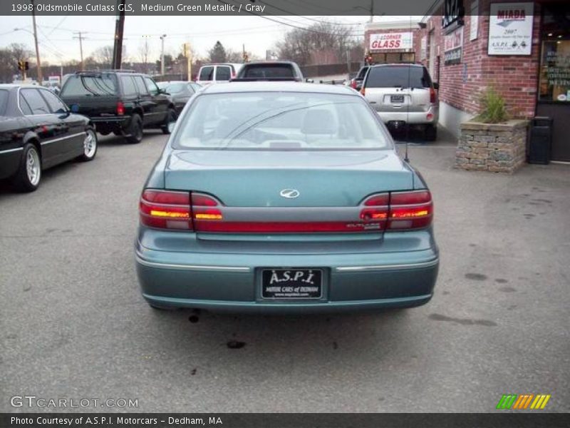 Medium Green Metallic / Gray 1998 Oldsmobile Cutlass GLS