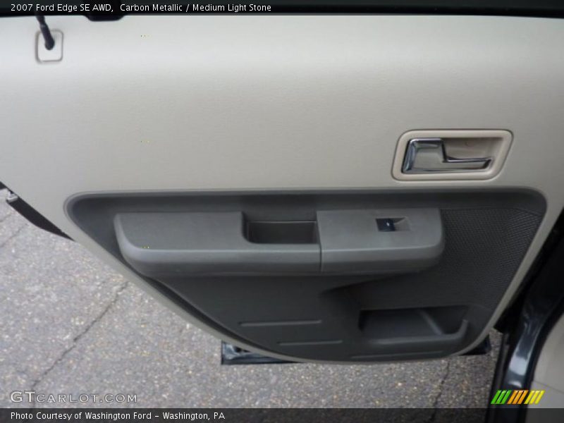 Carbon Metallic / Medium Light Stone 2007 Ford Edge SE AWD