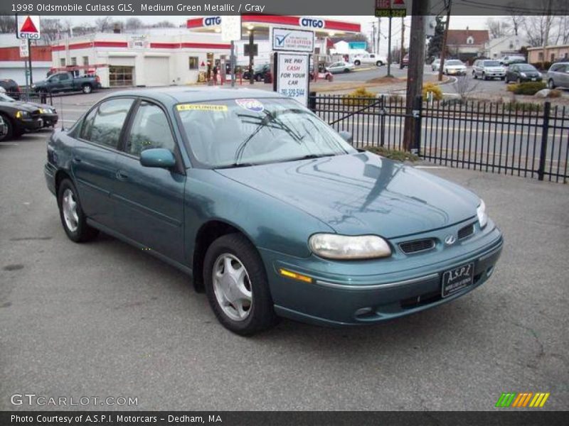 Medium Green Metallic / Gray 1998 Oldsmobile Cutlass GLS