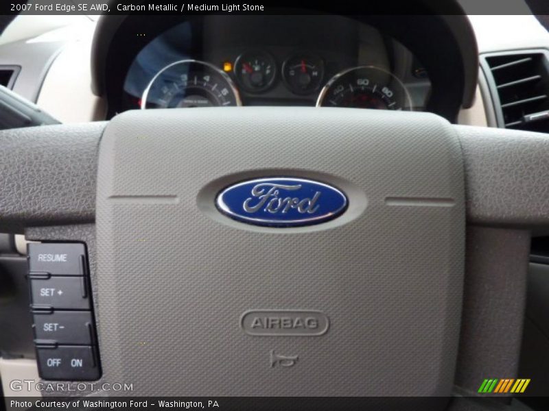 Carbon Metallic / Medium Light Stone 2007 Ford Edge SE AWD