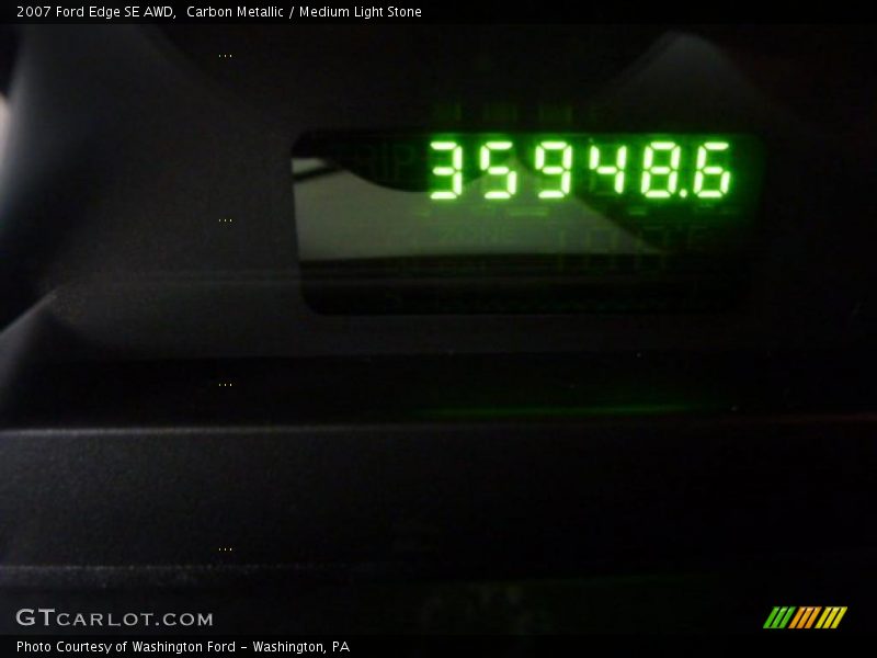 Carbon Metallic / Medium Light Stone 2007 Ford Edge SE AWD