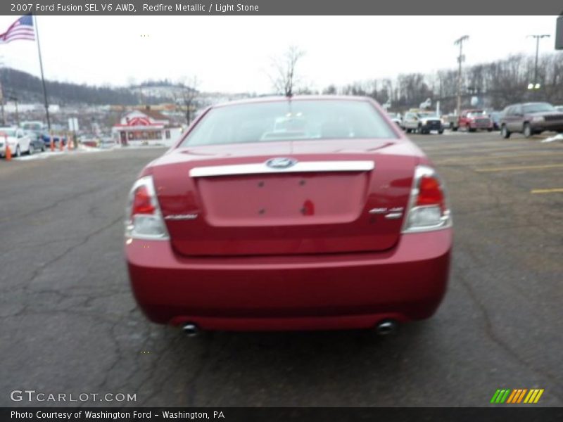 Redfire Metallic / Light Stone 2007 Ford Fusion SEL V6 AWD