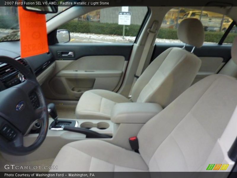 Redfire Metallic / Light Stone 2007 Ford Fusion SEL V6 AWD