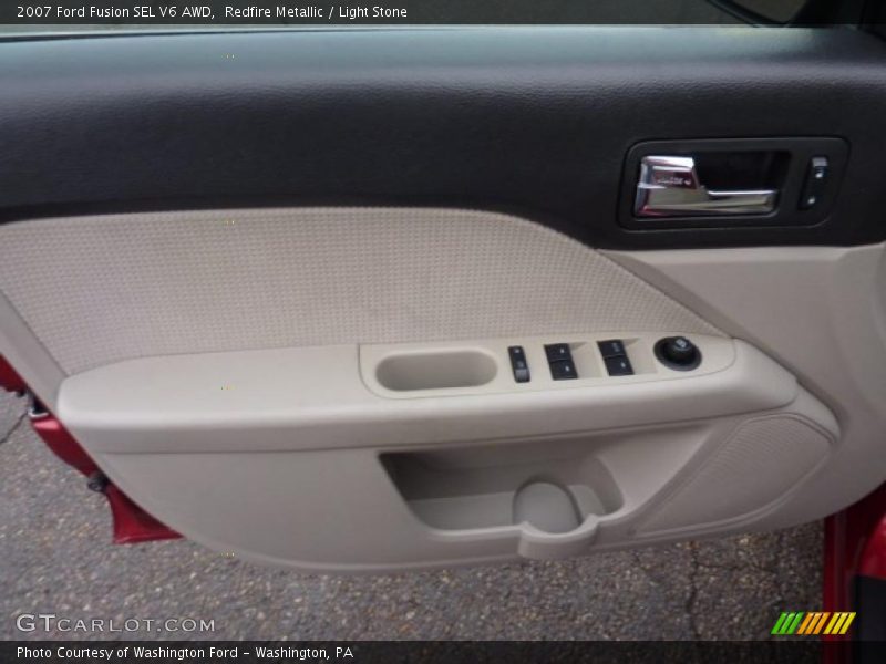Redfire Metallic / Light Stone 2007 Ford Fusion SEL V6 AWD