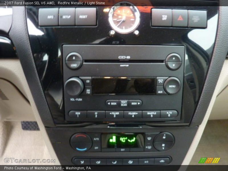 Redfire Metallic / Light Stone 2007 Ford Fusion SEL V6 AWD