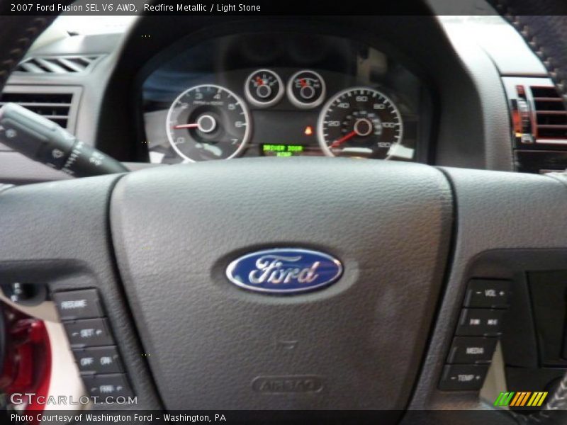 Redfire Metallic / Light Stone 2007 Ford Fusion SEL V6 AWD
