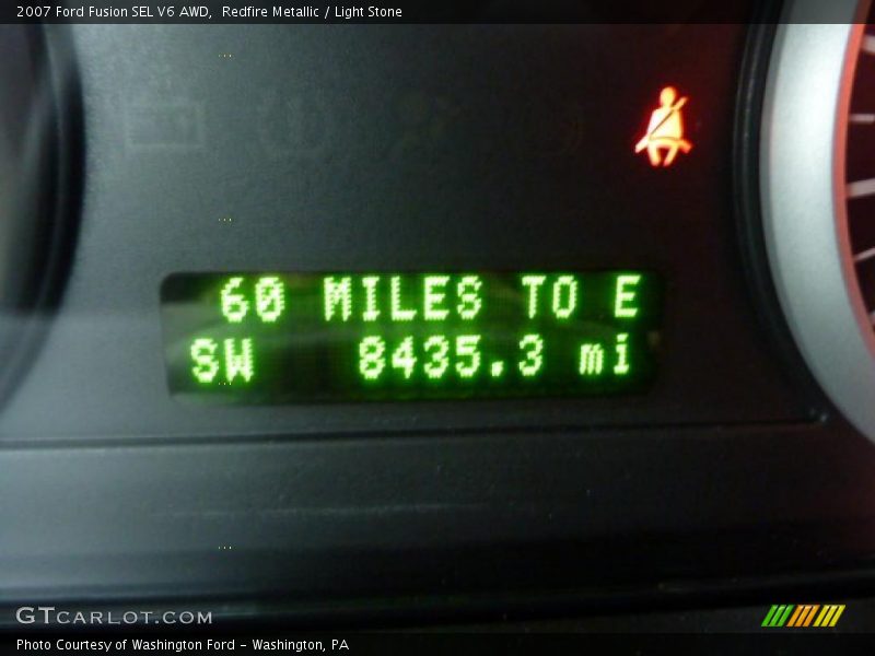 Redfire Metallic / Light Stone 2007 Ford Fusion SEL V6 AWD
