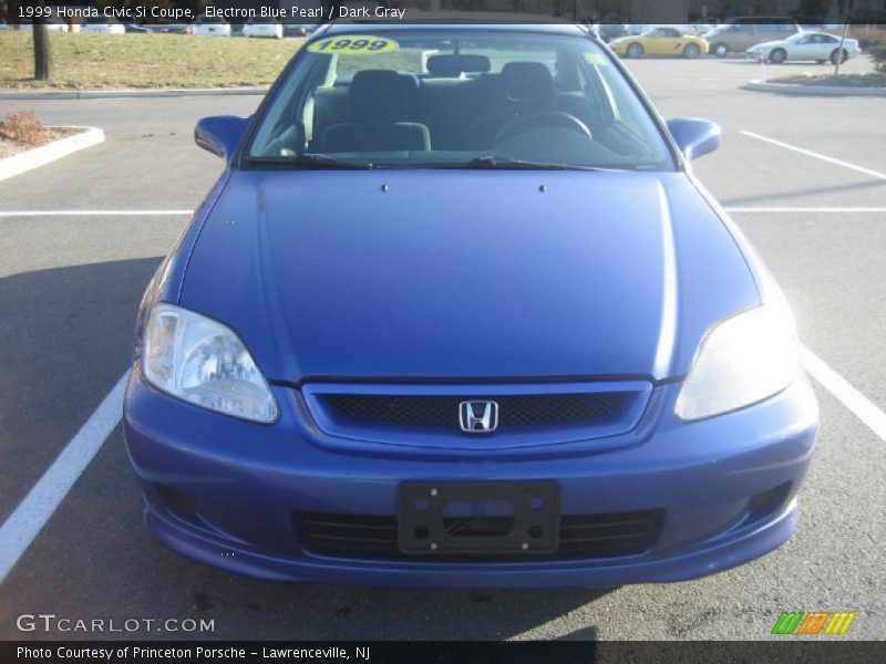 Electron Blue Pearl / Dark Gray 1999 Honda Civic Si Coupe