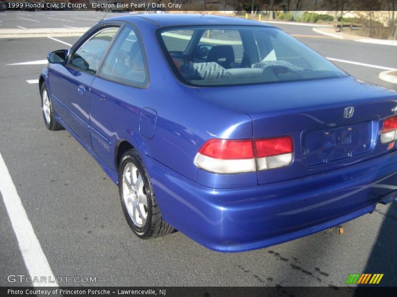 Electron Blue Pearl / Dark Gray 1999 Honda Civic Si Coupe