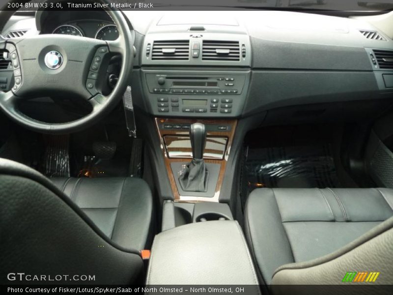 Titanium Silver Metallic / Black 2004 BMW X3 3.0i
