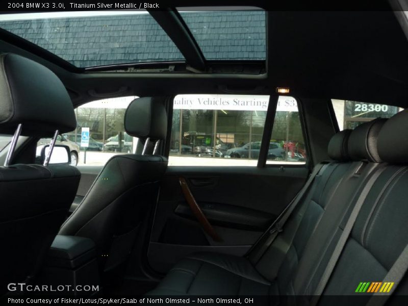 Titanium Silver Metallic / Black 2004 BMW X3 3.0i