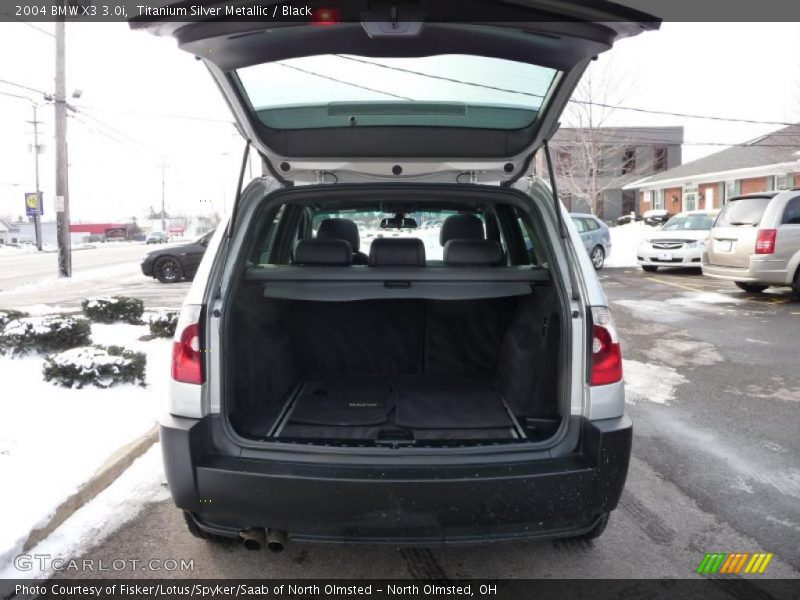 Titanium Silver Metallic / Black 2004 BMW X3 3.0i